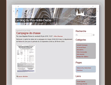 Tablet Screenshot of mairie-lepuynotredame.com